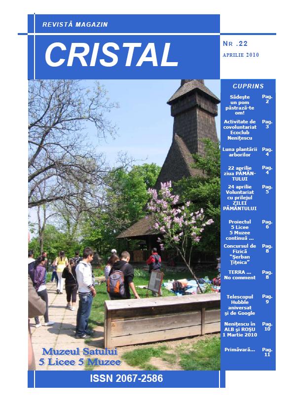 COPERTA CRISTAL NR 22 DIN 2010