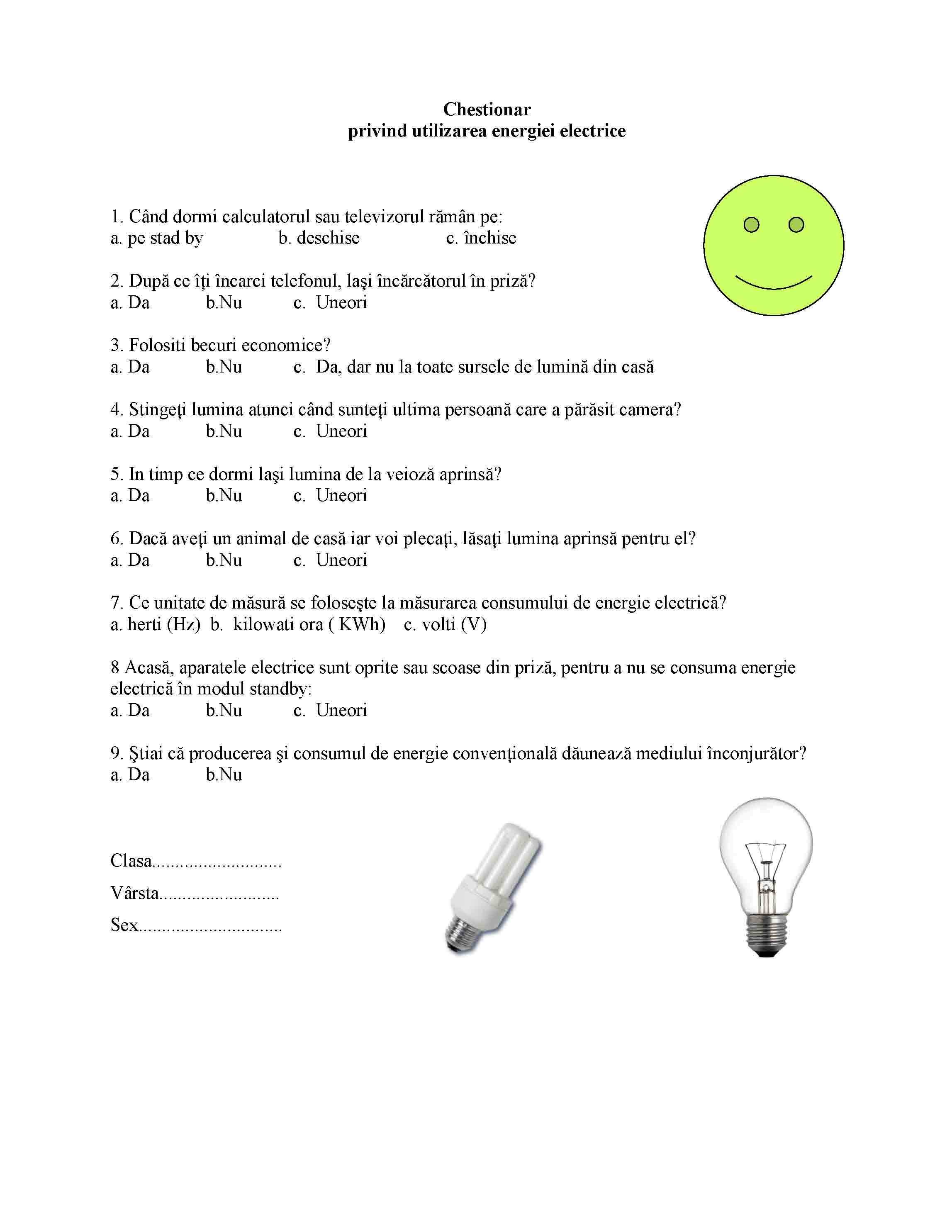 Chestionar SCOLI  PENTRU UN VIITOR  VERDE1