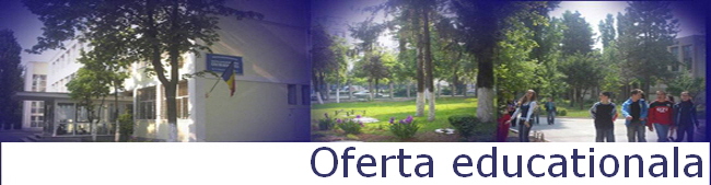 Oferta educationala